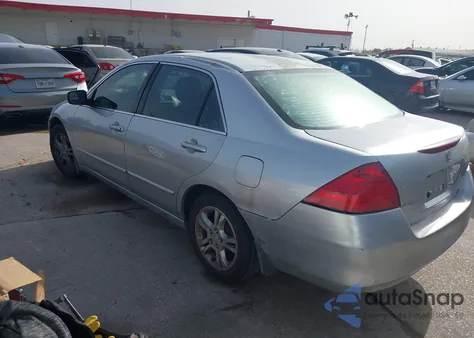 2006 Honda Accord 2.4 Ex из США, поврежденный, VIN 1HGCM56766A138147